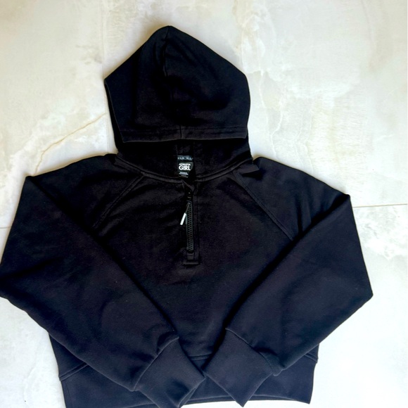 Athleta girls Black zip up Hoodie - Picture 1 of 5